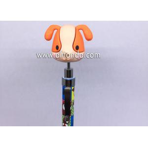 Hot selling novelty plastic dog cartoon figure shape design ball pen for kids