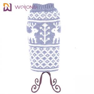 China BSCI Winter Christmas Pet Clothing Acrylic  Knit Dog Holiday Sweaters supplier