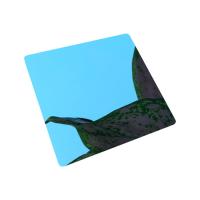 China Sapphire Blue Colour Mirror Stainless Steel Sheet Mill Edge on sale