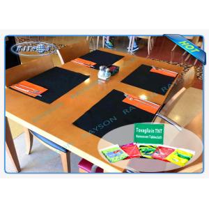 AZO FREE Panton Matched Non Woven Round Tablecloth For Dining Table