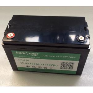 Long Cycle Time Lithium Iron Phosphate Battery 12V , LiFePO4 Battery Pack Eco Friendly