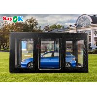 China Outdoor Portable Inflatable Car Garage Tent Durable Inflatable Car Wash Tent on sale