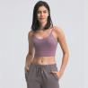 Yoga Fitness Cropped Tank Top Lightweight Compression Running Sports Padded Bra