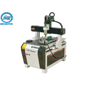 China アルミニウム木MDF 6090のための第4回転式軸線の趣味CNCのルーター機械 supplier