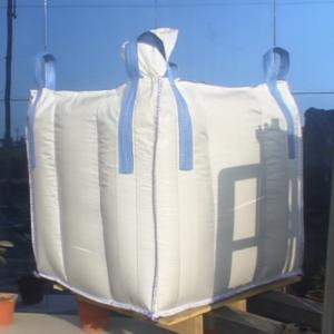 China 4-Panel Baffle Bulk Polypropylene Laminated Big Bag For Cassava Powder Q Bag supplier