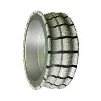 Electroplate CNC Wheels For Polishing Granite With Diamonds Stone Edge Profiling Tools