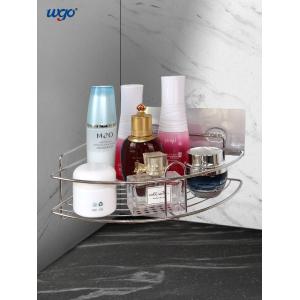 China Stainless Steel Corner Shelf Caddy For Shower Damage Free Hanging Adhesive supplier