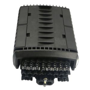 China FTTB 24 Port Fiber Termination Box Wall Mount Black IP68 OM1 96Core wholesale