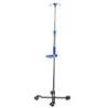 China Adjustable Height Hospital Infusion Stand Easy to Move and Power Type Without Power in Blue wholesale
