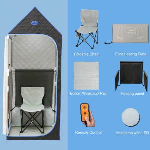 China Fabric Portable Infrared Sauna Tent , Foldable Sauna Tent supplier