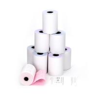 China 4 Production Lines NCR Paper Jumbo Paper Roll For Printing 2 Part Reverse Carbonless Paper on sale