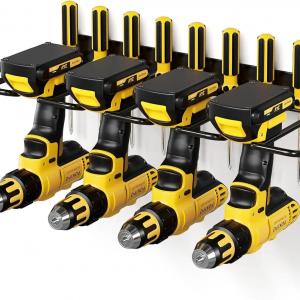 China Wall Mount Cordless Tool Storage Rack with 410*195*50mm Holder Functional and Versatile supplier