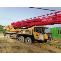China 2020 Sany Used Truck Crane Mobile Hydraulic Crane 50t STC500E5 With Weichai Engine on sale