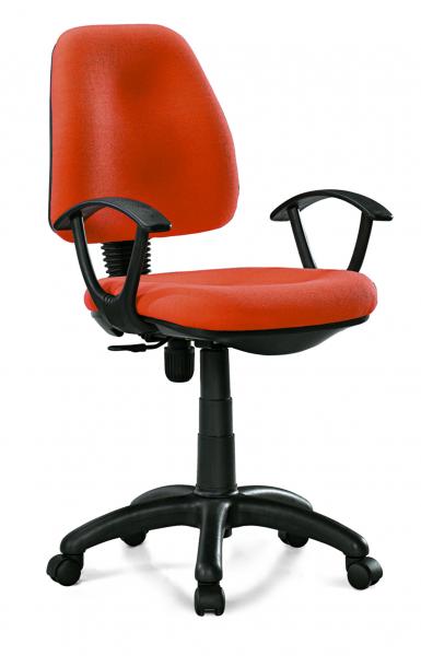 Manager & Staff Fabric Computer Chair , Modern Orange Fabric Task Chair