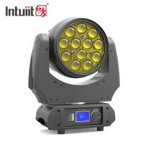 China 12x10w Rgbw 4 In 1 Zoom Led Wash Moving Head Light Beam For Party Disco Ktv 959lm on sale