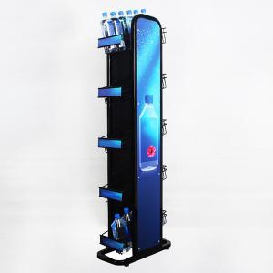 China 5 Floor Mineral Water Bottle Rack With Logo Metal 240W*500L*1450mmH supplier