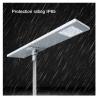 Aluminum Housing Lithium Battery Solar Street Light High Lumen Remote Control