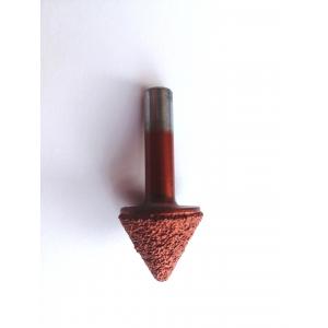 China Frosting Sintering Marble Granite CNC Router Bits For Diamaond / Stone Cutting supplier