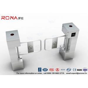 China RFID Biometric Swing Barrier Gate Bank Bridge Access Control Turnstile supplier