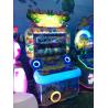 China Lights Button Hitting Simulator Lottery Game Machine , Crazy Crocodile Music Hit Amusement Arcade Machines wholesale
