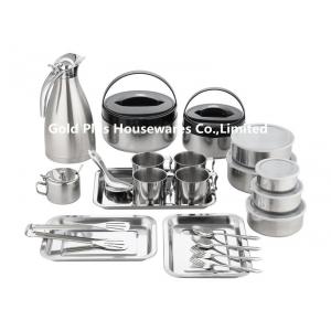 22pcs Amazon hot sale stainless steel double walled vacuum insulated hot water kettles lunch box buffet plate