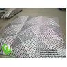 China Metal Ceiling Aluminum Tiles Exterior And Interior Decoration 3D Shape PVDF Golden wholesale