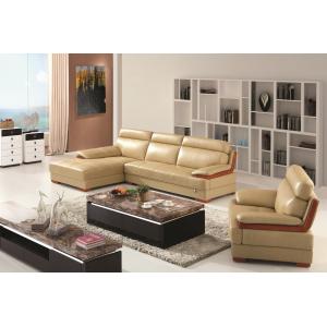 China living room geniune leather section sofa furniture supplier