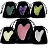 China Masajista Gua Sha de Cristal de Jade Natural con herramientas y bolsas de terapia de raspado de cuarzo rosa wholesale
