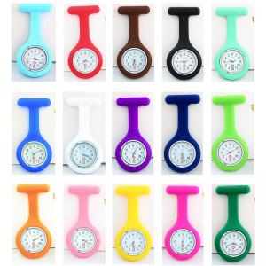 Silicone Tape for Male and Female Nurse Watches Advertising Gifts Hanging Watches Hot Selling Chest Watches