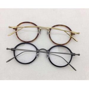 China Vintage Men Women Pure titanium spetacle eyeglass glasses combinated optical frames with clear lens supplier