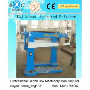 Manual Carton Stapler Semi Auto Stitching Machine , Carton Box Making Machine