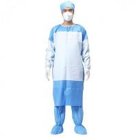 China EN1186 Blue Disposable Surgical Gown Non Woven Surgical Robe Against  Viruses on sale