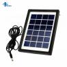 6V Photovoltaic Portable Solar Panel ZW-2.5W-6V Mini Glass Laminated Solar