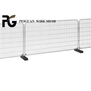 High Security Construction Site Fencing , Grey Powder Coated Chain Link Fence