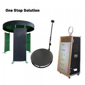 Rotating 360 Selfie Photo Booth Stable Platform Magic Slow Motion RGB Light