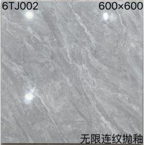 Chemical Resistant Polished Porcelain Tiles Grey Glistening Surface