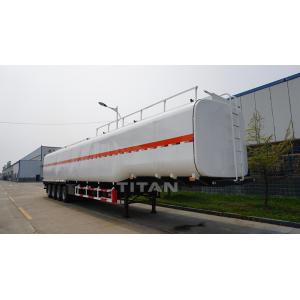 TITAN VEHICLE 40 ft aluminium tanker truck trailer for the carrying of palm oil and refined palm kernel oil