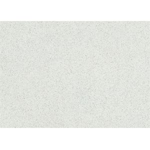 Anti Faded Polished Artificial Quartz Stone Bathroom Worktops Strong Resistance To Scratch