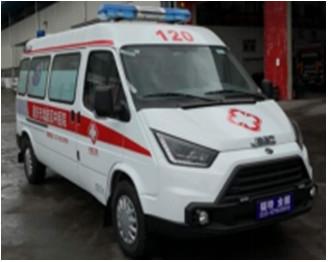 First Aid 120Km/h 83KW Negative Pressure Ambulance 2.771L