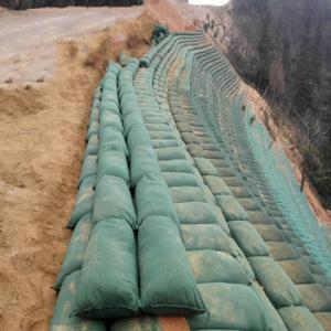 Non Woven Black Geotextile Geobag For Construction Material