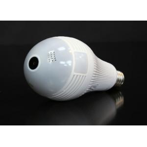 China 3D VR Panoramic CCTV Bulb Camera , 360 Degree Fisheye CCTV Camera supplier