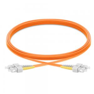 PVC Fiber Optic Jumper Cable OM2 SC SC Fiber Patch Cord