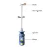 China High Viscosity Liquid Water Paint Agitator Machine Portable  For Tank 1hp 220V wholesale