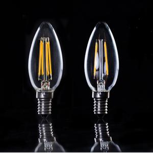 luz de bulbo de alumínio baixa dourada do filamento do diodo emissor de luz da lâmpada da RODA DENTEADA do plástico C35 G45 E12 E14 Edison