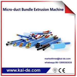 China HDPE duct extrusion machine/production machine  2ways 7ways  12/10mm microduct optical fiber cable supplier