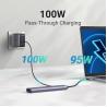China Revodok 105 USB C Hub 5 en 1 Adaptateur multiport 4K-HDMI, fourniture d'énergie de 100 W, 3 ports de données USB-A, dongle USB C wholesale