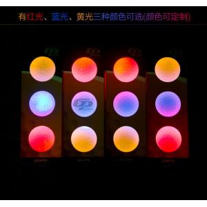 China Customized Multi-Color LED golf balls electronic Reusable Luminous Night print LED flashing Golf ball supplier