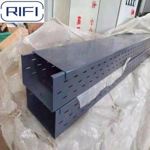 Iso Standards Fireproof Perforated Cable Tray Electrical Cable Rack High Load Capacity