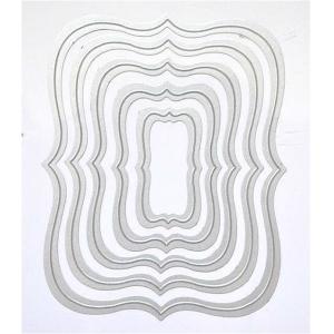 China O álbum de recortes retangular de DIY morre o documento gravado retangular 3943 da geometria retangular supplier