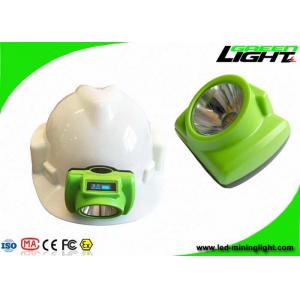 China ABS PC Material Rechargeable LED Headlamp OLED Screen IP68 13000lux 6.8Ah 1.78W supplier